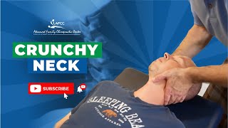 Neck and Shoulder Pain Relief  Crunchy Neck  Full Adjustment [upl. by Glassco435]