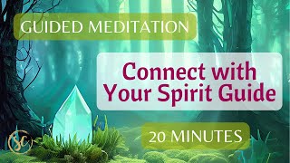 Connect with Your Spirit Guide  Guided Meditation  20 Minutes [upl. by Cyrus719]