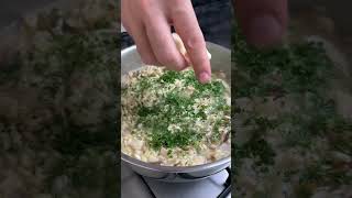 Risotto ai porcini 🤤🍄‍🟫 sebastianfitarau [upl. by Ihc]