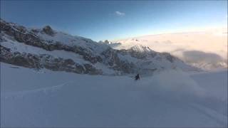 Ski Freeride Engelberg Titlis Steinberg und Galtiberg [upl. by Harhay841]