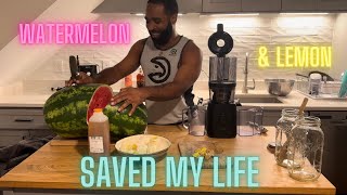 Juicing Recipes For Beginners Let’s Make Watermelon 🍉 Lemonade 🍋 [upl. by Nuoras]