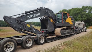 My New Volvo 350E Excavator Arrives [upl. by Eilyw]