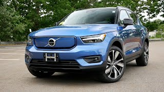 2021 Volvo XC40 Recharge Pure Electric P8 Review  Walk Around and Test Drive [upl. by Wells]