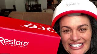 USING iRestore Laser Cap Device For My Hair GrowthHair Loss [upl. by Patrice569]