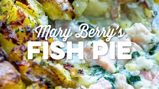 Mary Berry Fish Pie with Crushed Potato Topping  Supergolden Bakes [upl. by Tremaine849]