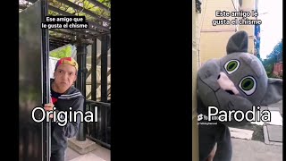 dan la vida por el chisme original 🆚 parodia [upl. by Evita202]