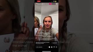 Kyra Sivertson talking about Engagement Party on Instagram Live [upl. by Moreta]