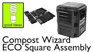 Compost Wizard ECO Square Assembly Guide [upl. by Aubrette]