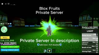 Free Private Server Blox Fruits [upl. by Risan324]