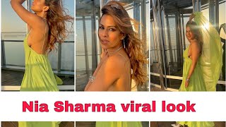 Nia Sharma Photos  nia Sharma viral video  nia Sharma new look [upl. by Yreffoeg951]