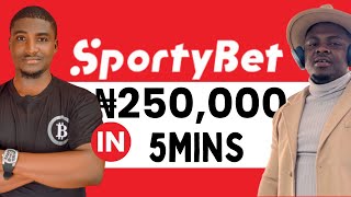 SPORTY TRICKS and strategies How To Make ₦210k With Sport Betting In 5Minutes [upl. by Aeet]