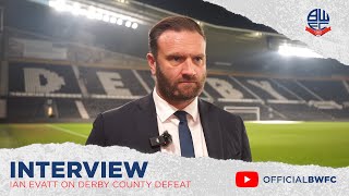 IAN EVATT  Manager on Derby County defeat [upl. by Javier]