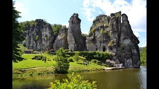 ✠ Die Externsteine  Teutoburger Wald  FürstentumLippe ✠ [upl. by Eniowtna980]