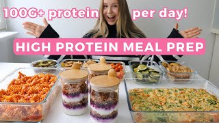 Healthy amp High protein Meal Prep  100G  protein per day [upl. by Rillis956]