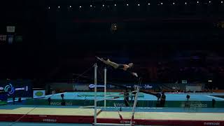 THORSDOTTIR Eythora NED  2022 Artistic Worlds Liverpool GBR  Qualifications Uneven Bars [upl. by Nilya]