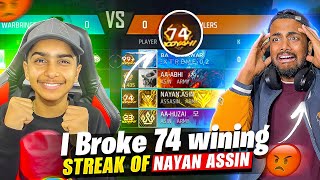 First Time Broke 74 Winning Streak Of Nayan Asin 😱 Aditech Vs Nayan Asin 🤬 गुस्सा हो गया [upl. by Ativad]