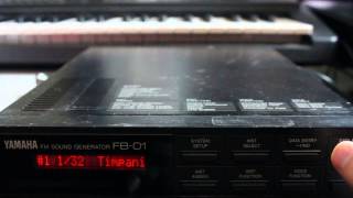 Yamaha FB01 ROM 1 Voices [upl. by Anoet]