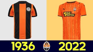 ⚽ The Evolution of Shakhtar Donetsk Football Kit  All Shakhtar Football Jerseys in History 202122 [upl. by Uyr650]