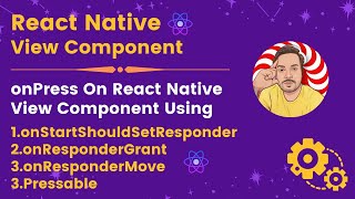 onPress On React Native View Component  React Native Tutorial 2022 By JavaScript Centric [upl. by Petey]