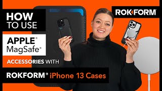 How to use Apple MagSafe® Accessories with ROKFORM iPhone 13 Cases [upl. by Aracahs]