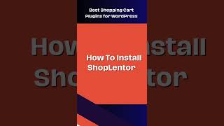 The Best Shopping Cart Plugins for WordPress wordpressplugins shoplentor [upl. by Chaffin]
