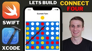 Connect Four Swift Xcode Game Tutorial  4 in a Row [upl. by Zilada]