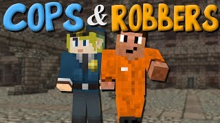 Minecraft Cops and Robbers 1  HELP [upl. by Alaham]