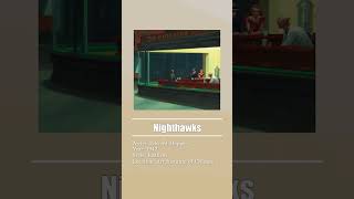 What Makes Edward Hopper’s Nighthawks So Haunting 🌃 painting history arthistory americanart [upl. by Sage]