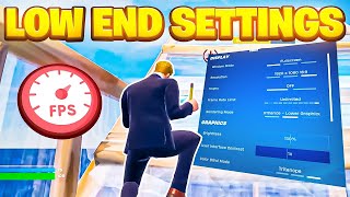 The BEST Fortnite Settings For Low End PCs in Chapter 5 Huge FPS Boost amp 0 Input Delay [upl. by Lorak]