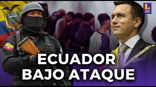 QUÉ PASA EN ECUADOR LA GUERRA CONTRA BANDAS CRIMINALES DECLARADO POR EL PRESIDENTE DANIEL NOBOA [upl. by Sundberg]