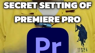 SECRET SETTING OF PREMIER PRO  videoediting premierepro warpstabilizer [upl. by Pavla983]