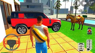 Indian Motorbike Defender and Horse in Open City Simulator  Android Gameplay [upl. by Thorny]