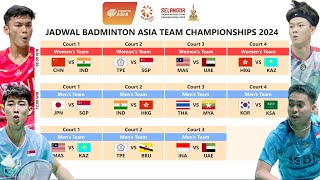 Jadwal Lengkap Badminton Asia Team Championships 2024 Live Selangor Malaysia batc2024 [upl. by Allrud248]