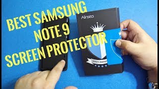 Best Samsung Note 9 Screen Protector Alinsea [upl. by Sicular]