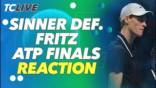 Jannik Sinner Remains Undefeated At The 2024 ATP Finals With Win Over Taylor Fritz  TC Live [upl. by Inamik]