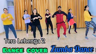 Tera lehenga 2  zumba Dance  dance cover  Choreography zumba Dance workout Bollywood song🔥 [upl. by Ominorej]