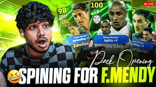 SPINNING FOR FEATURED CARD MENDY 💀 eFootball LIVE 🛑 efootball live [upl. by Gniw]