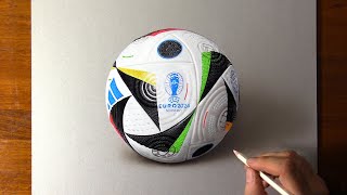 Drawing UEFA EURO 2024 Ball [upl. by O'Neill887]