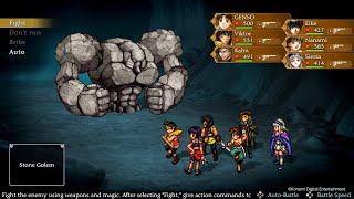 Suikoden I amp II HD Remaster New Gameplay Footage TGS 2024  Stone Golem Fight [upl. by Ordep224]