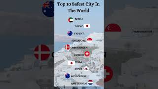 Top 10 Safest City In The World safestcity safestcountry safestcountries [upl. by Harriette754]