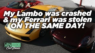 My Lambo got crashed and my Ferrari was stolen on the same day [upl. by Lemhar]