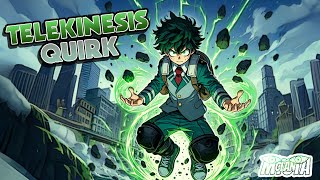 Whatif Deku had a Telekinesis Quirk  PART 1 ft SixMysta [upl. by Jaquiss]