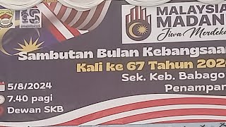 Pelancaran sambutan bulan kemerdekaanJiwa merdeka 2024 [upl. by Netnilc320]