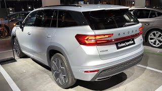 SKODA KODIAQ 2024  visual COMPARISON  SPORTLINE TDI vs iV [upl. by Llevad]