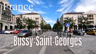 BussySaintGeorges  Driving French region [upl. by Idnas]