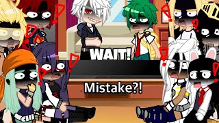 Pro heroes LOV and Parents React To Mistakes  MHABNHA  Gacha Club Life  MY AU [upl. by Otreblide693]