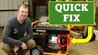 Easy Fix for Generator Not Starting [upl. by Robillard]