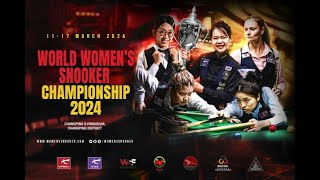 World Womens Snooker Championship 2024丨Semi Final丨Bai Yu LuCHN VS Reanne EvansENG [upl. by Morly]