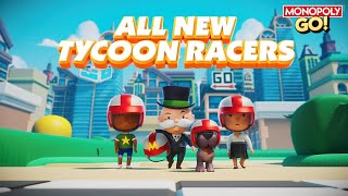 Team up with friends and conquer the “MONOPOLY GO” race track with “Tycoon Racers” [upl. by Donohue]