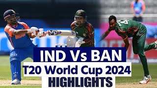 India Vs Bangladesh Warm Up Match World Cup 2024 Highlights  IND VS BAN T20 World Cup Highlights [upl. by Oirotciv]